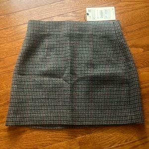 Zara plaid skirt